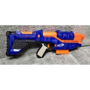 Nerf Delta Trooper Combat Blaster Toy Foam Gun Shooter Whistler Bullets